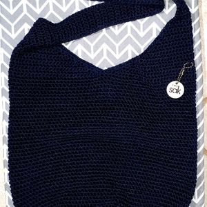 The Sak Navy Blue Hobo Bag